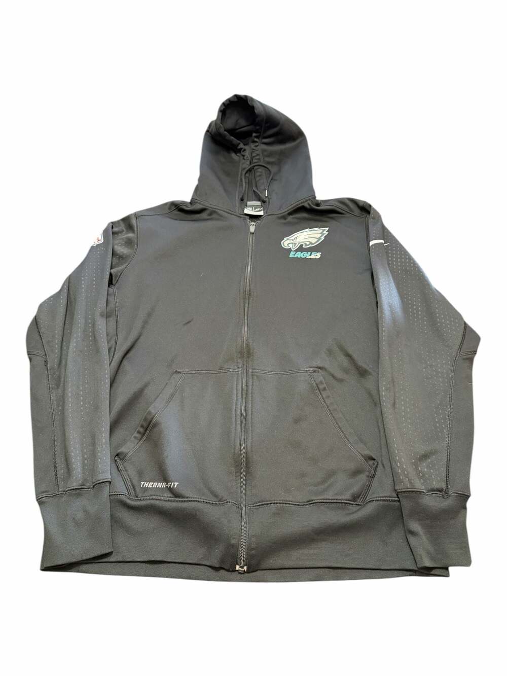 Nike NFL Onfield Apparel Philadelphia Eagles Therma-FIT Full-Zip Hoodie Size XL